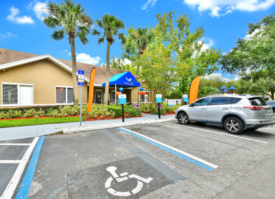leasing office Entrance at Village Lakes, Orlando, FL, 32808